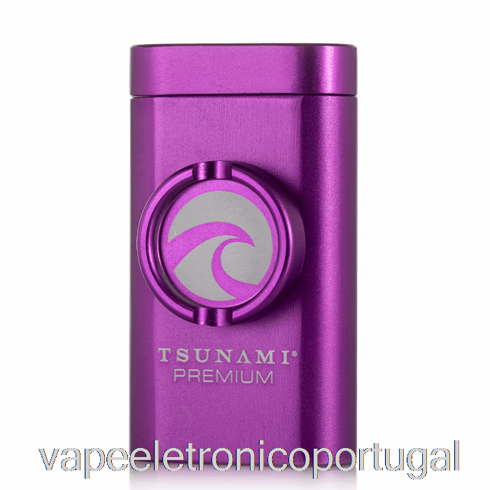 Vape Eletronico Tsunami Abrigo E Moedor Roxo